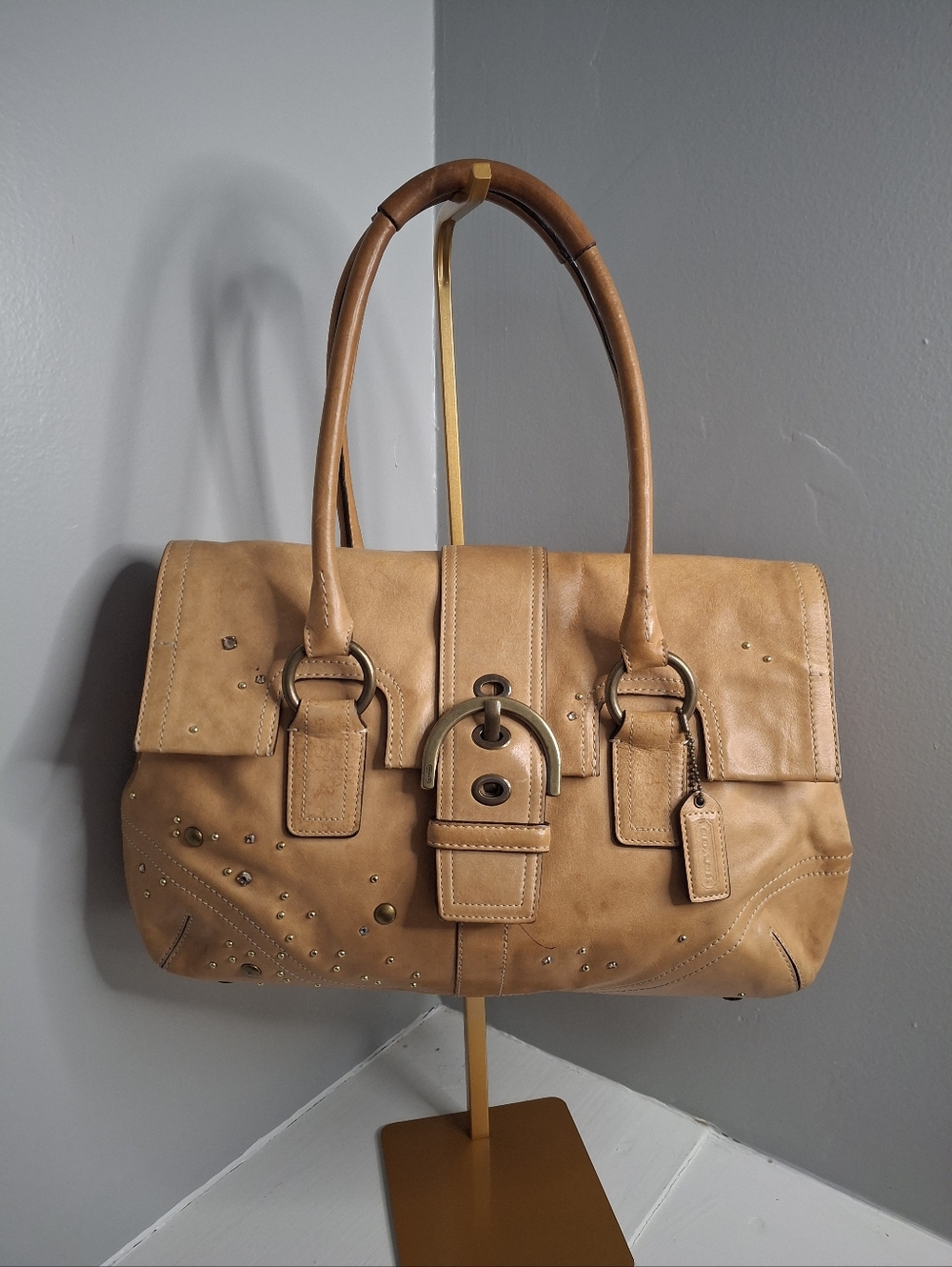 Coach Vintage Hampton Soho Swarovski Crystal Bag 2005 EUC Y2K Collectors Edition